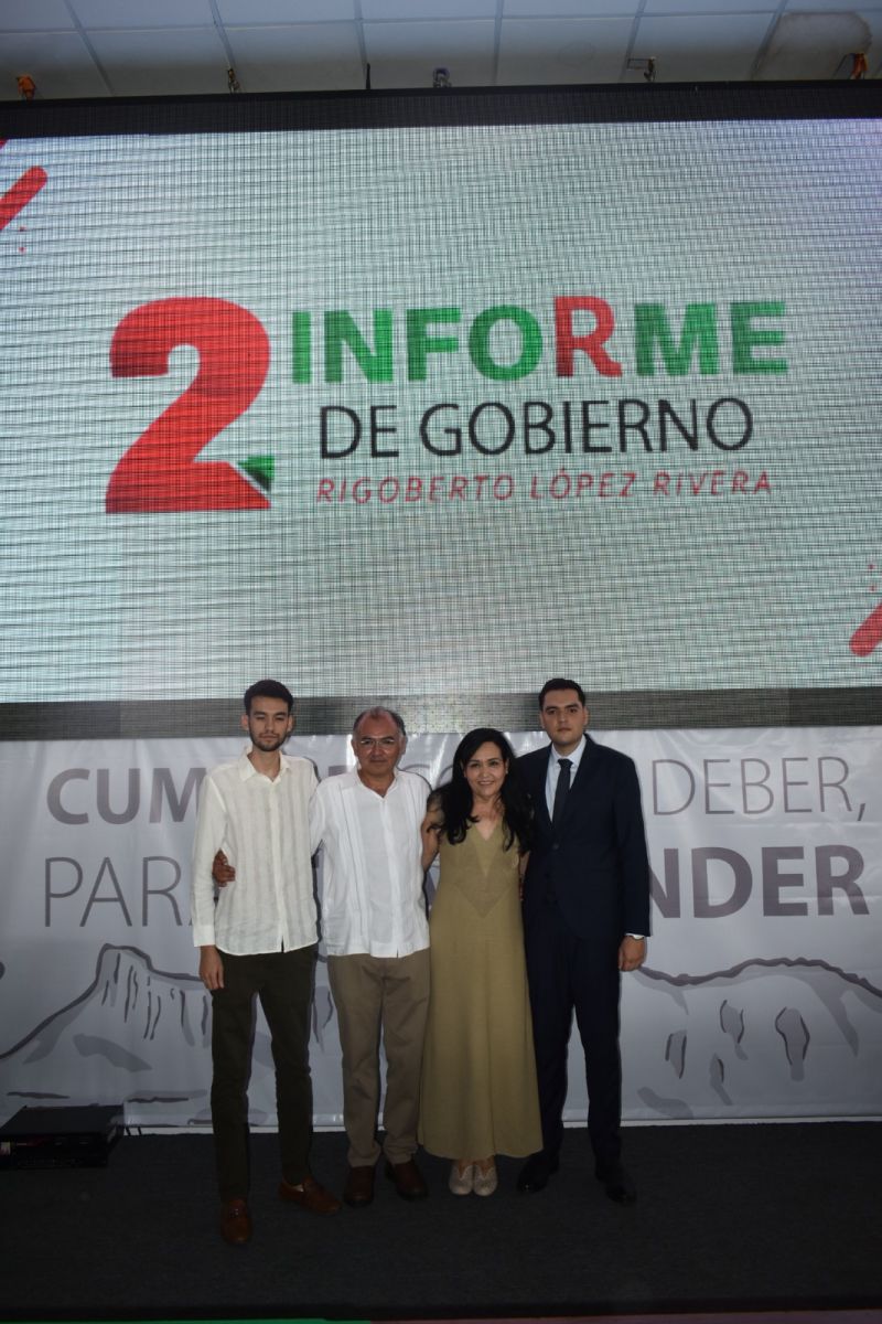 RIGOBERTO LÓPEZ RIVERA RINDIÓ SU SEGUNDO INFORME DE GOBIERNO 2023