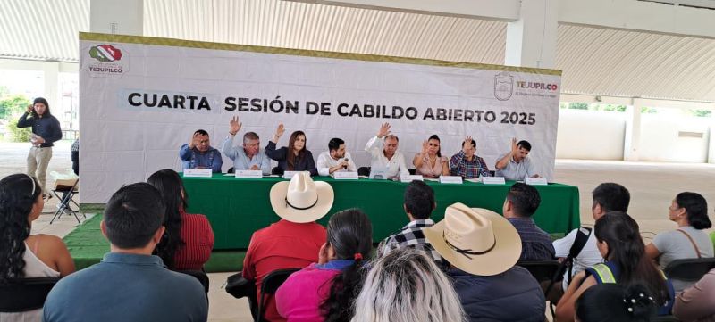 EL AYUNTAMIENTO DE TEJUPILCO REALIZA LA CUARTA SESIÓN DE CABILDO ABIERTO 2025
