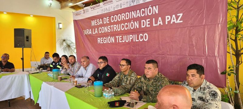 PARTICIPACIÓN DEL PRESIDENTE MUNICIPAL EN LA MESA DE COORDINACIÓN PARA LA CONSTRUCCIÓN DE LA PAZ