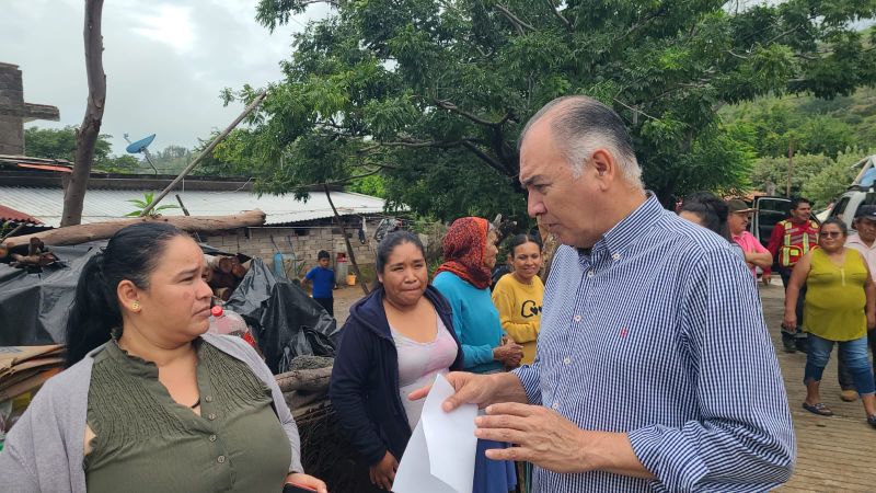 ATENCIÓN INMEDIATA A FAMILIAS AFECTADAS POR LA TROMBA EN RANCHO LAS MORAS