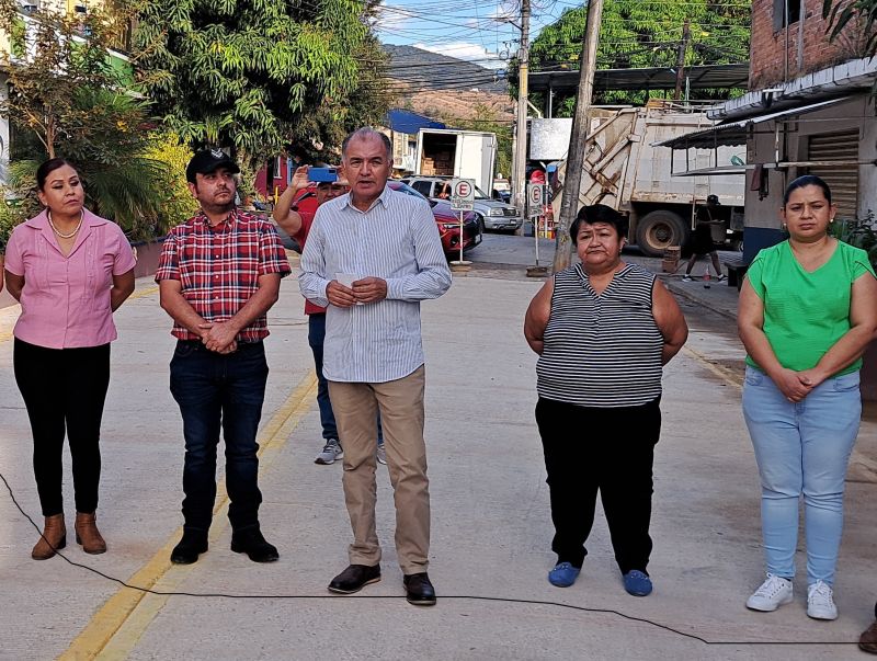 GOBIERNO DE TEJUPILCO ENTREGA OBRA INTEGRAL EN LA CALLE ÁLVARO OBREGÓN, COLONIA EL CALVARIO