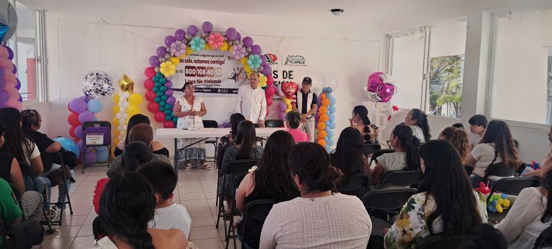 FORTALECEN EL EMPODERAMIENTO FEMENINO CON CAPACITACIÓN PARA EL TRABAJO EN TEJUPILCO